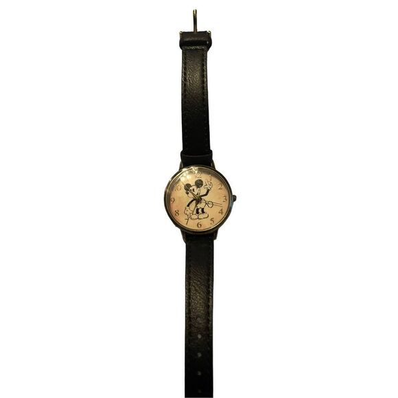 Disney Mickey Mouse 90th Anniversary Commemorative Retro Accutime Wristwatch - Picture 1 of 16